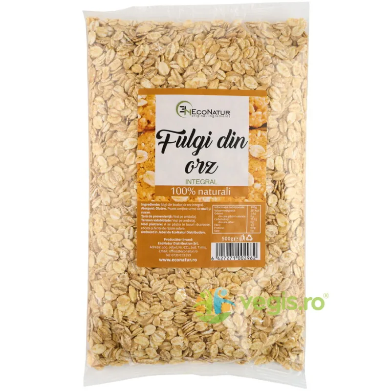 Fulgi de Orz Integral 500g ECONATUR — preț și oferte