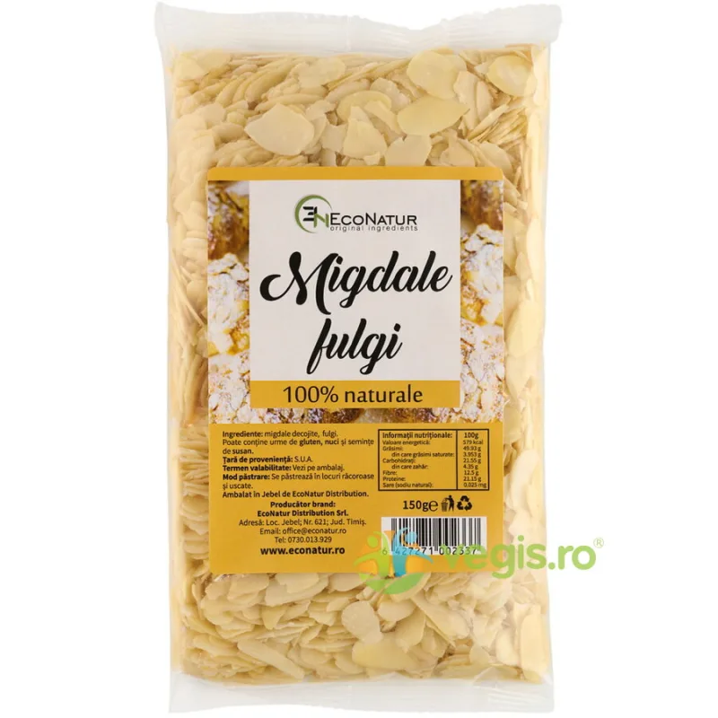 Fulgi de Migdale 150g ECONATUR — preț și oferte