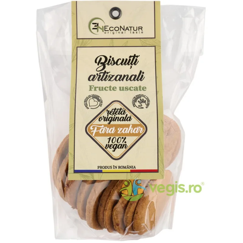 Biscuiti Artizanali cu Fructe Uscate fara Zahar 150g ECONATUR — preț și oferte