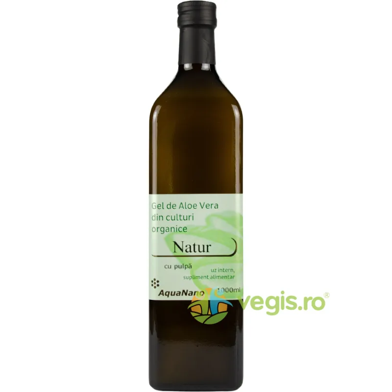 Gel Aloe Vera Natur cu Pulpa 1L AGHORAS — preț și oferte