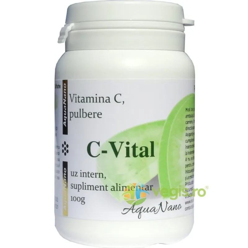 Vitamina C Naturala Pulbere C-Vital Aquanano 100g AGHORAS — preț și oferte