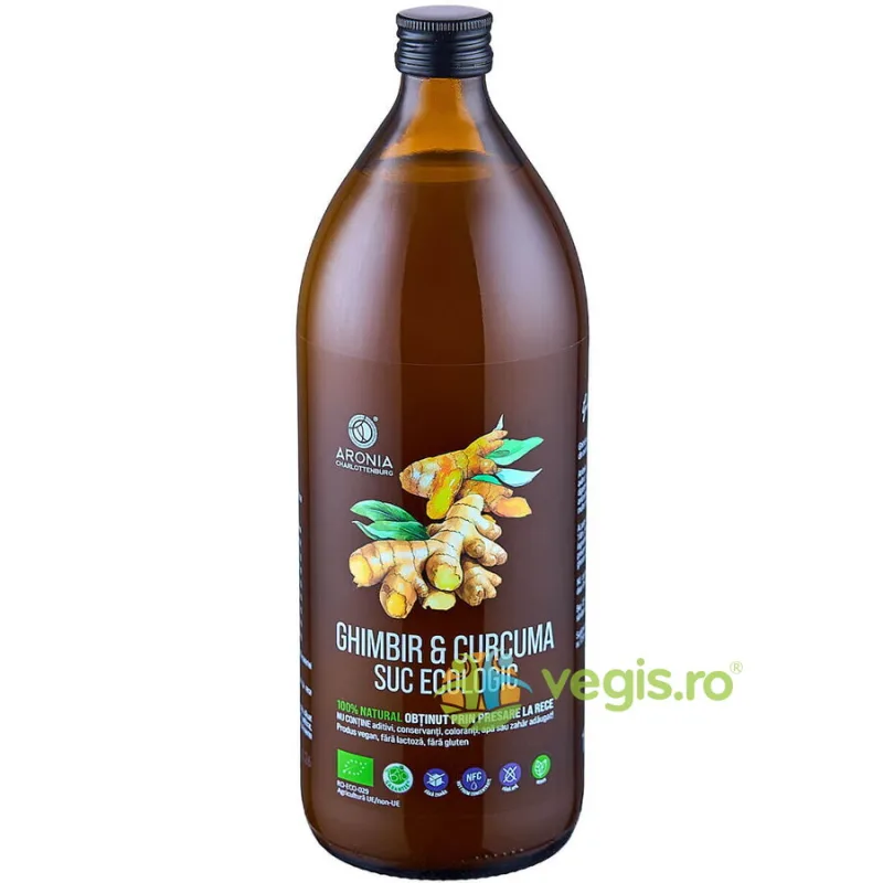Suc de Ghimbir si Curcuma Ecologic/BIo 1L ARONIA CHARLOTTENBURG — preț și oferte