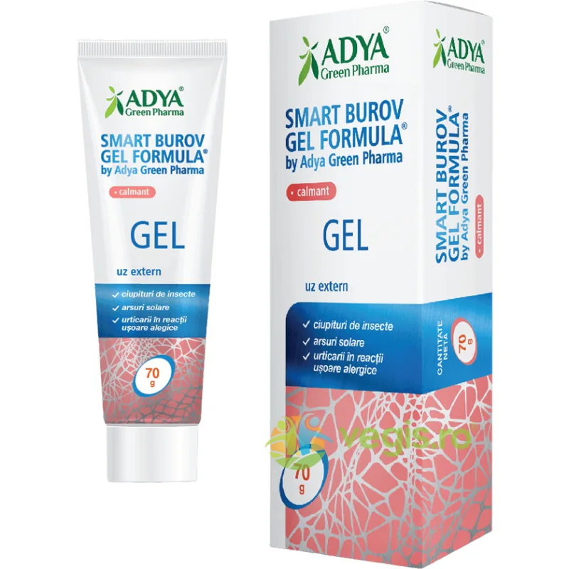 Smart Burov Gel Formula 70g Adya GreenPharma — preț și oferte