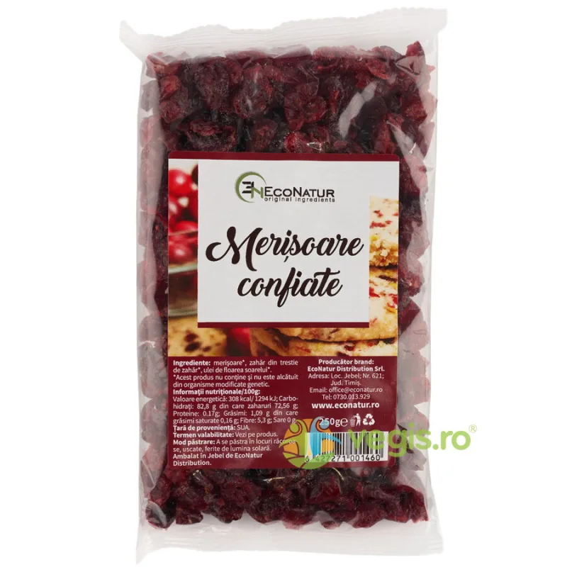 Merisoare Confiate 250g ECONATUR — preț și oferte