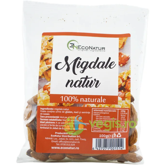 Migdale Natur 100g ECONATUR — preț și oferte