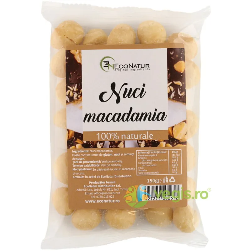 Nuci de Macadamia 150g ECONATUR — preț și oferte