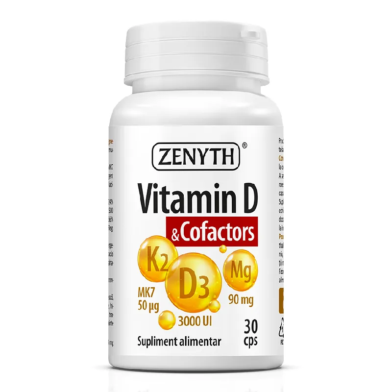 Vitamina D & Cofactors, 30 capsule, Zenyth ZENYTH PHARMACEUTICALS SRL — preț și oferte
