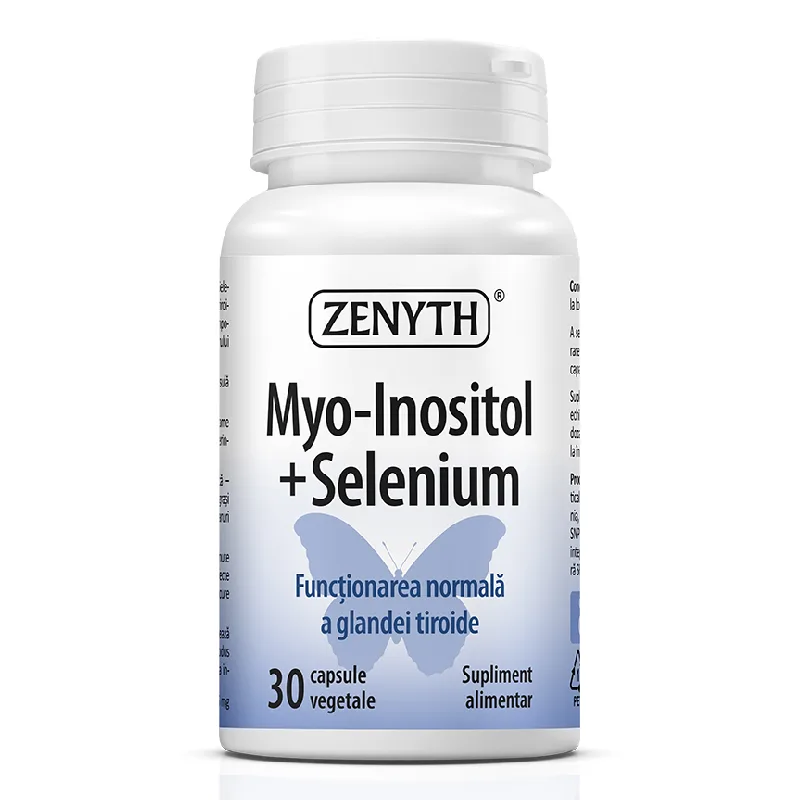 Myo-Inositol + Selenium, 30 capsule, Zenyth — preț și oferte