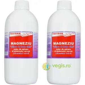Pachet Magneziu Lichid 500ml + 500ml