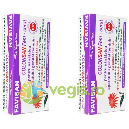 Pachet Colonsan Fem Cerat 7 Plante Bio 22.8g + 22.8g Favisan — preț și oferte