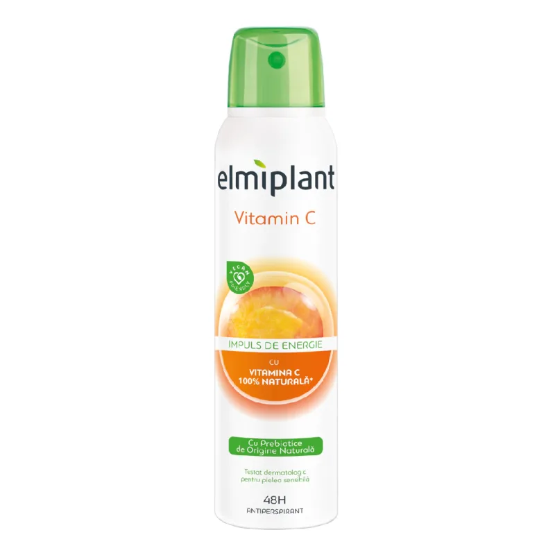 Deodorant antiperspirant spray Vitamina C, 150ml, Elmilpant ELMIPLANT — preț și oferte