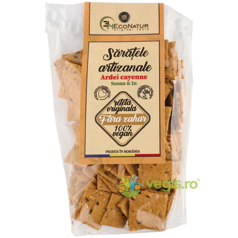 Saratele Artizanale cu Ardei Cayenne 150g ECONATUR — preț și oferte