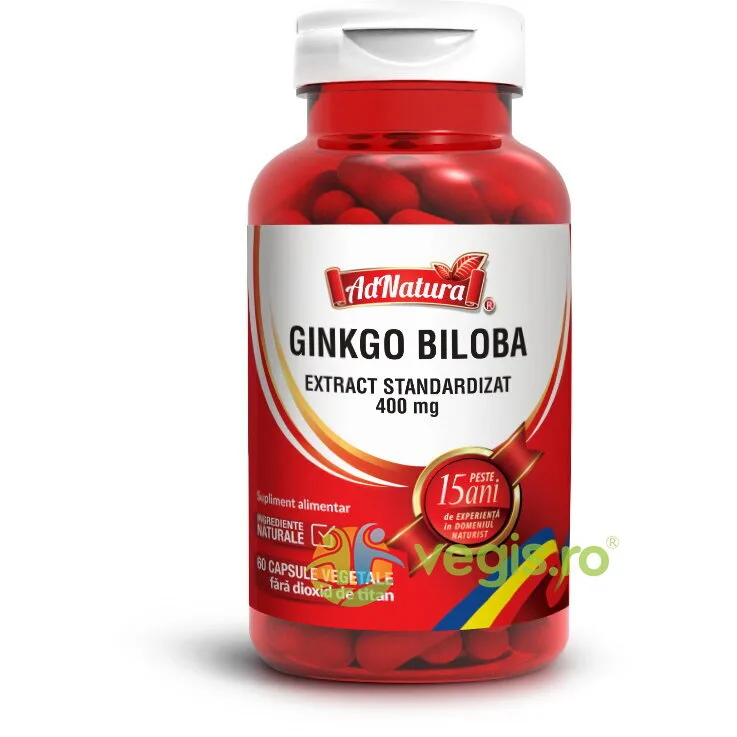 Ginkgo Biloa 400mg 60cps ADNATURA — preț și oferte