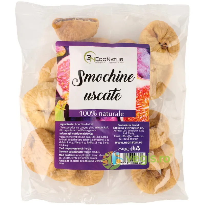 Smochine Lerida Uscate 250g ECONATUR — preț și oferte