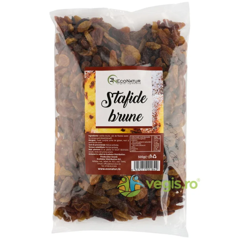 Stafide Brune 500g ECONATUR — preț și oferte