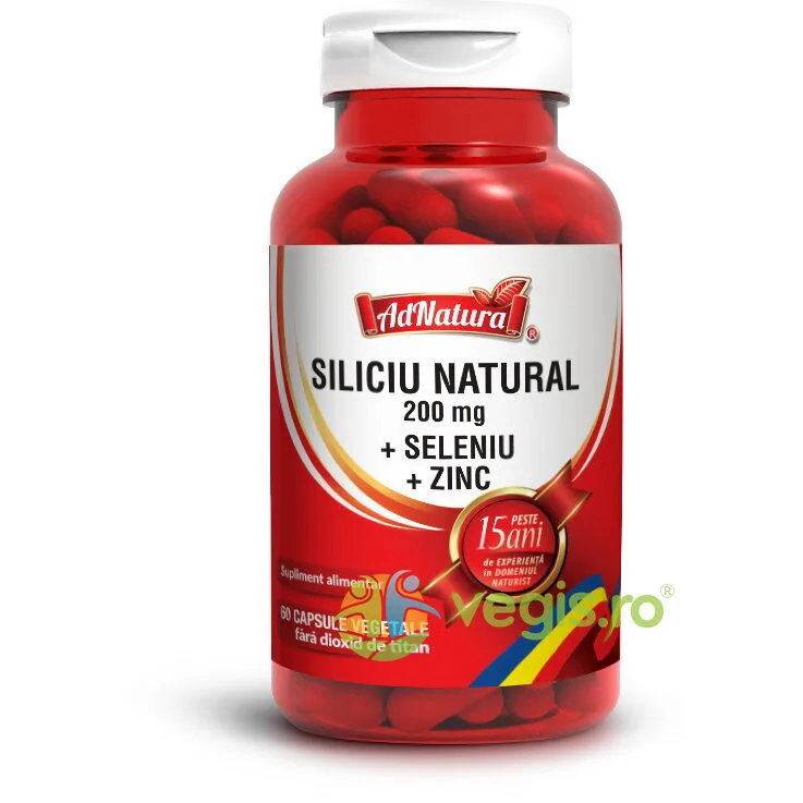 Siliciu Natural 200mg 60cps ADNATURA — preț și oferte