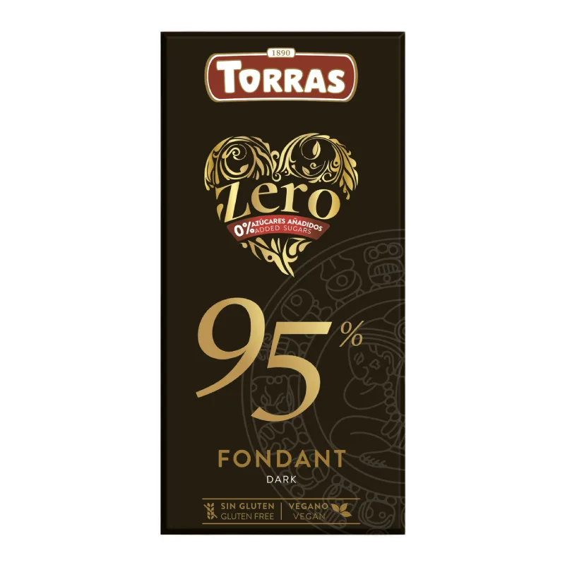Ciocolata cu 95% cacao, 75g, Torras — preț și oferte