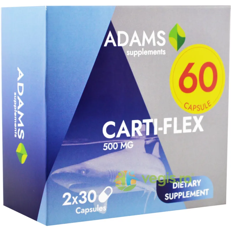 Carti-Flex 740mg 60cps (30cps+30cps) ADAMS VISION — preț și oferte