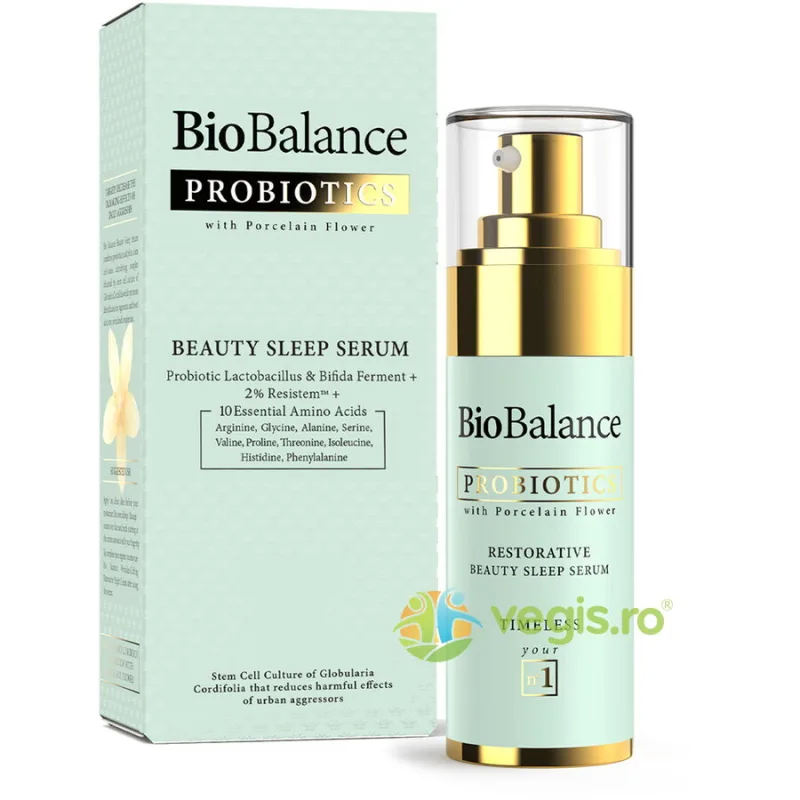 Ser de Noapte Reparator cu Probiotice Beauty Sleep Probiotics 30ml BIO BALANCE — preț și oferte