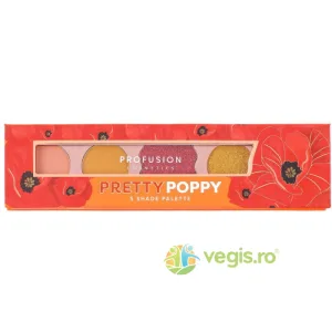 Paleta Farduri de Pleoape 5 Nuante Pretty Poppy 4.58g