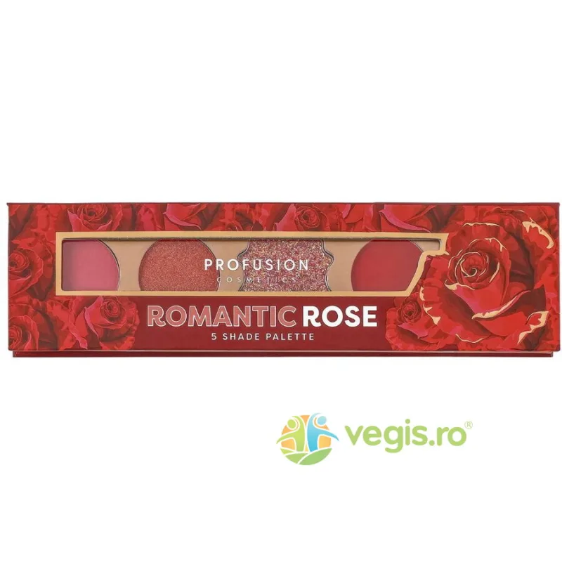 Paleta Farduri de Pleoape 5 Nuante Romantic Rose 4.58g PROFUSION COSMETICS — preț și oferte
