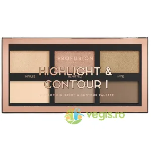Paleta Conturare si Iluminare 6 Nuante Highlight&Contour I 16g