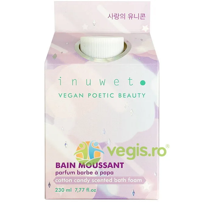 Spuma de Baie cu Parfum de Vata de Zahar 230ml INUWET — preț și oferte