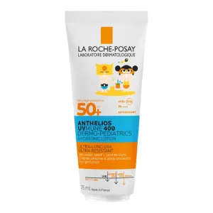 Lapte Hidratant cu protectie solara pentru copii, fata si corp SPF50+, Anthelios UVMUNE 400 Dermo-Pediatrics, 75ml, La Roche-Posay