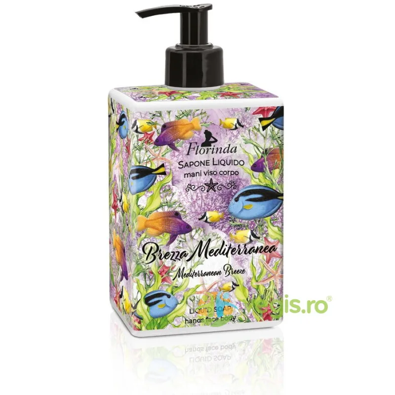 Sapun Lichid pentru Maini, Fata si Corp Mediteranean Breeze Profumi de Mare Florinda 500ml LA DISPENSA — preț și oferte