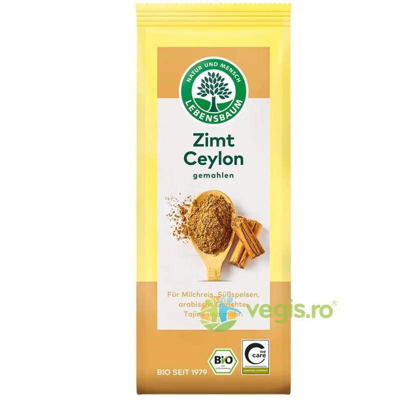 Scortisoara de Ceylon Macinata Ecologica/Bio 50g LEBENSBAUM — preț și oferte