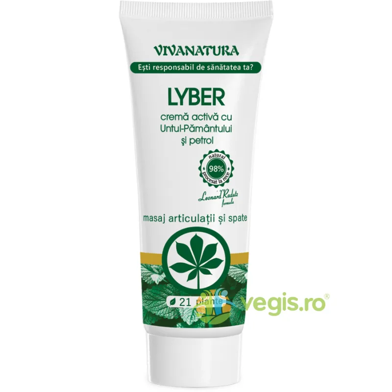 Crema Lyber Activa Antireumatica cu Untul Pamantului si Petrol Travel Size 20ml — preț și oferte