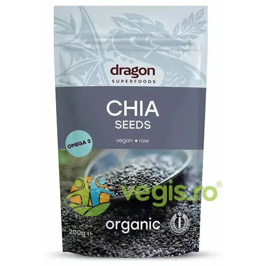 Seminte de Chia Ecologica/Bio 200g Dragon Superfoods — preț și oferte