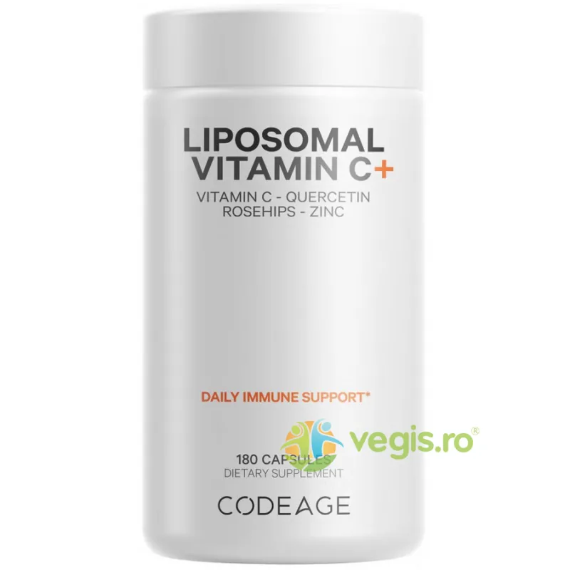 Vitamina C Lipozomala (Formula Avansata pentru Absorbtie Superioara) 180cps CODEAGE — preț și oferte