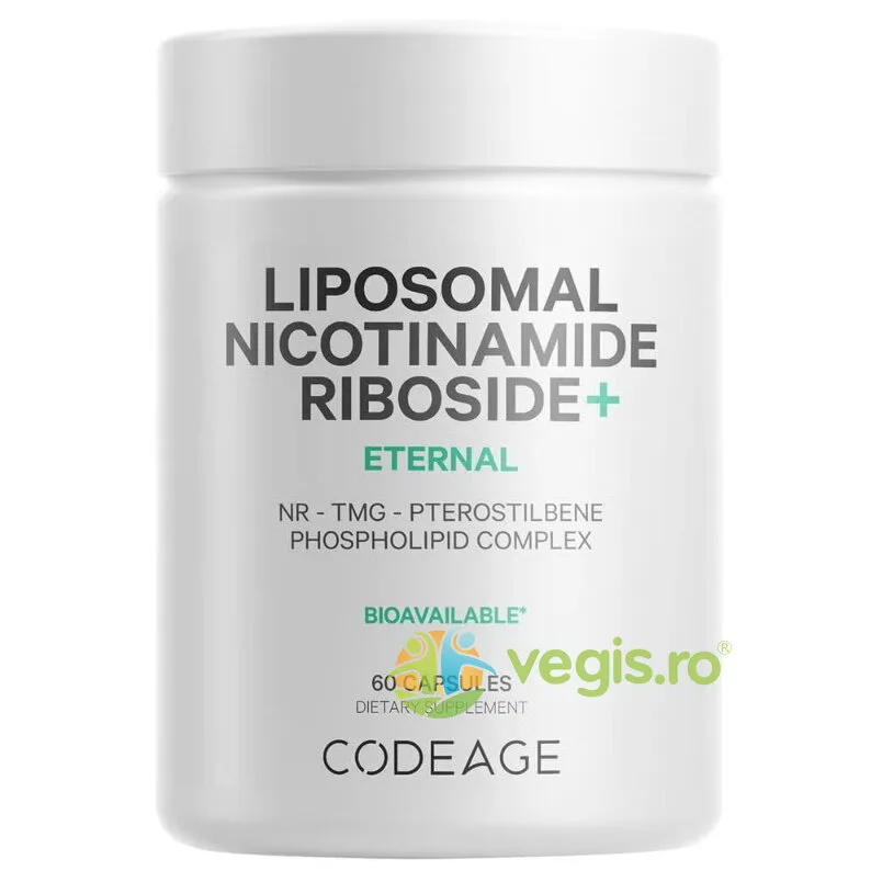 Nicotinamida Lipozomala Ribozida + TMG + Pterostilben 60cps CODEAGE — preț și oferte