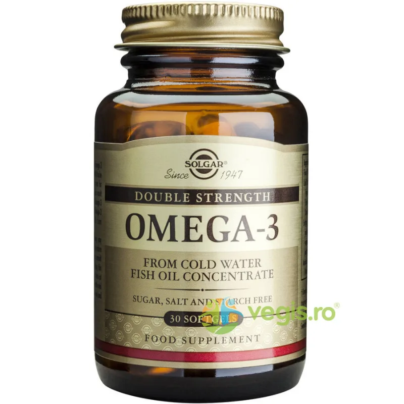 Omega 3 dublu concentrat (Ulei de peste) 700mg 30cps SOLGAR — preț și oferte
