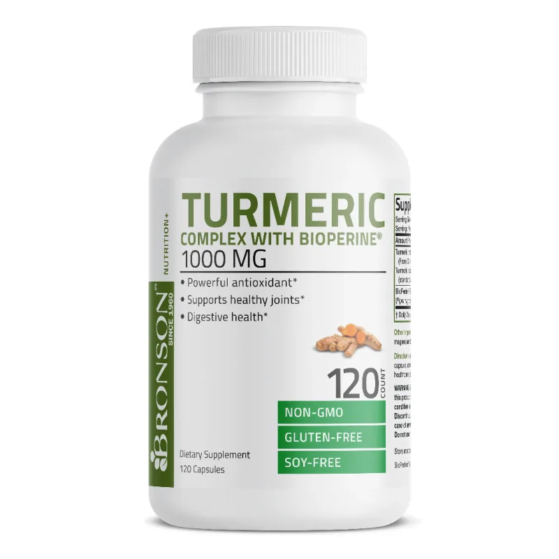 Turmeric 1000 mg cu Bioperina 5 mg, 120 capsule, Bronson Laboratories — preț și oferte