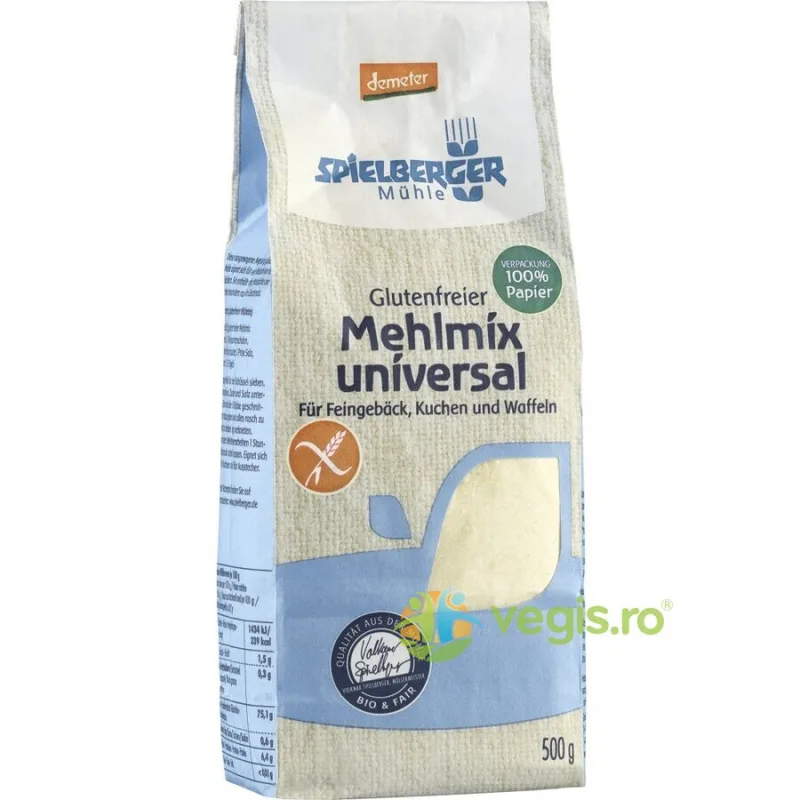 Mix de Faina pentru Produse de Patiserie fara Gluten Ecologic/Bio 500g SPIELBERGER — preț și oferte