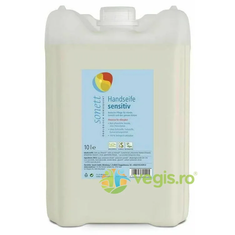 Sapun Lichid si Gel de Dus Sensitive Bio 10L SONETT — preț și oferte