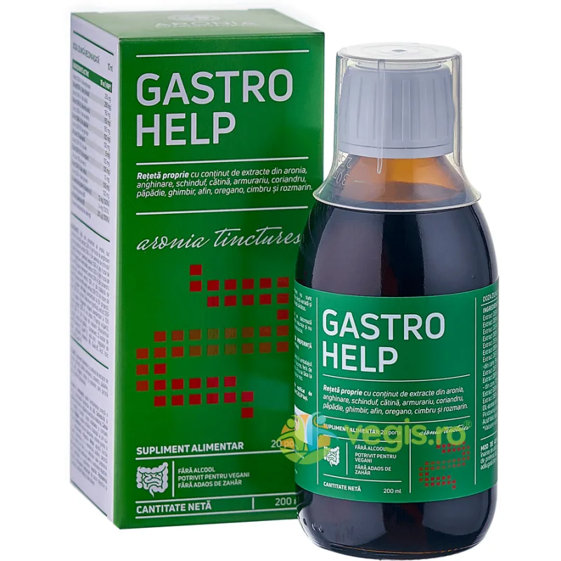 Formula din 12 Plante si Superfructe pentru Digestie Gastro Help 200ml ARONIA CHARLOTTENBURG — preț și oferte