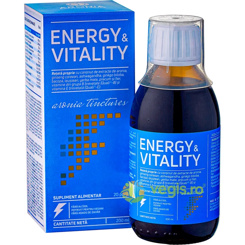 Formula din Plante, Superfructe si Nutrienti Esentiali Energy&Vitality 200ml ARONIA CHARLOTTENBURG — preț și oferte