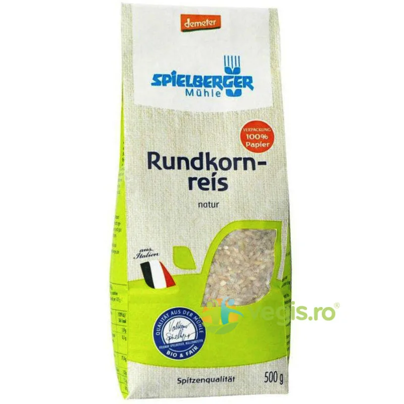 Orez Integral cu Bob Rotund Demeter Ecologic/Bio 500g SPIELBERGER — preț și oferte