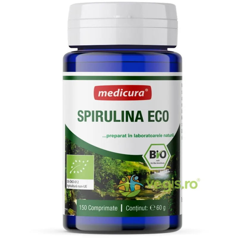 Spirulina Ecologica/Bio 150cpr MEDICURA — preț și oferte