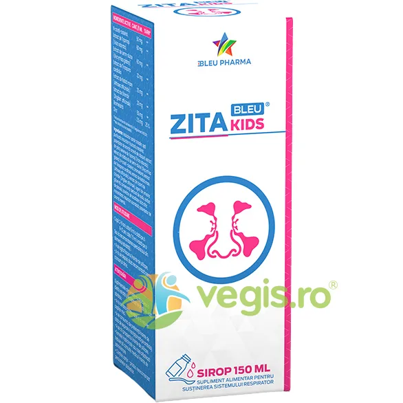 Sirop ZitaBleu Kids 150ml Bleu Pharma — preț și oferte
