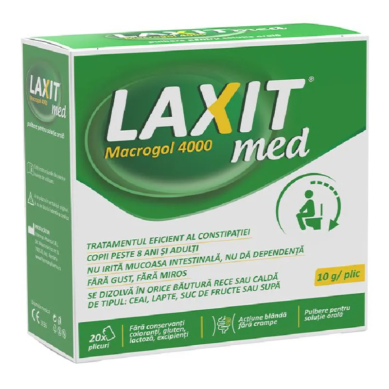 Laxit Med, 20 plicuri *10g, Fiterman FITERMAN PHARMA — preț și oferte