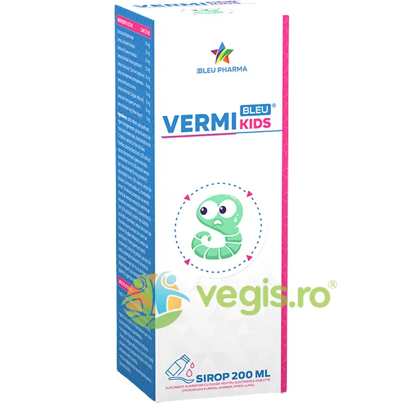 Sirop VermiBleu Kids 200ml Bleu Pharma — preț și oferte