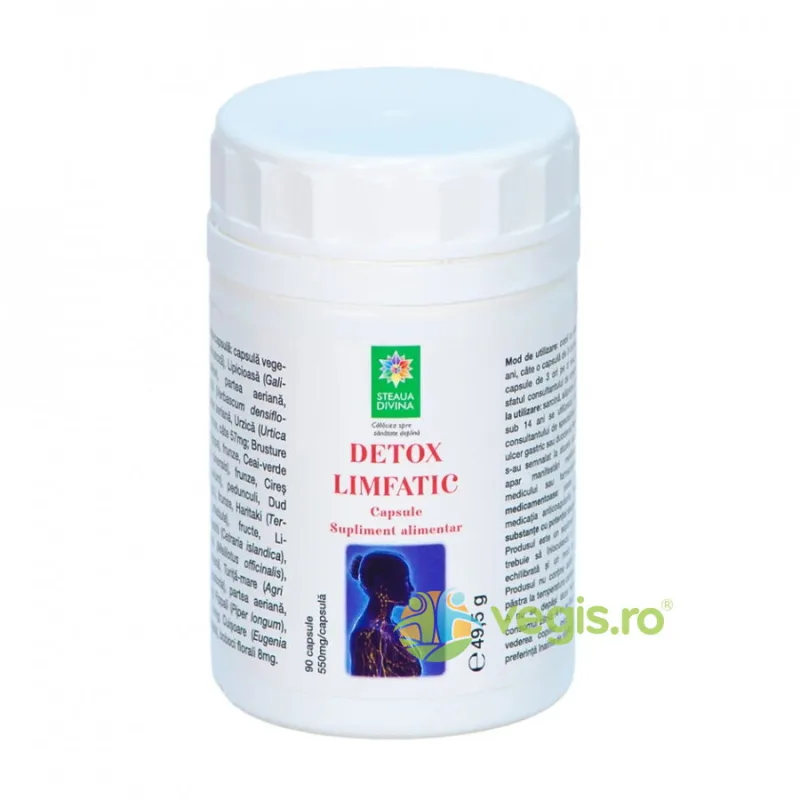 Detox Limfatic 90cps STEAUA DIVINA — preț și oferte