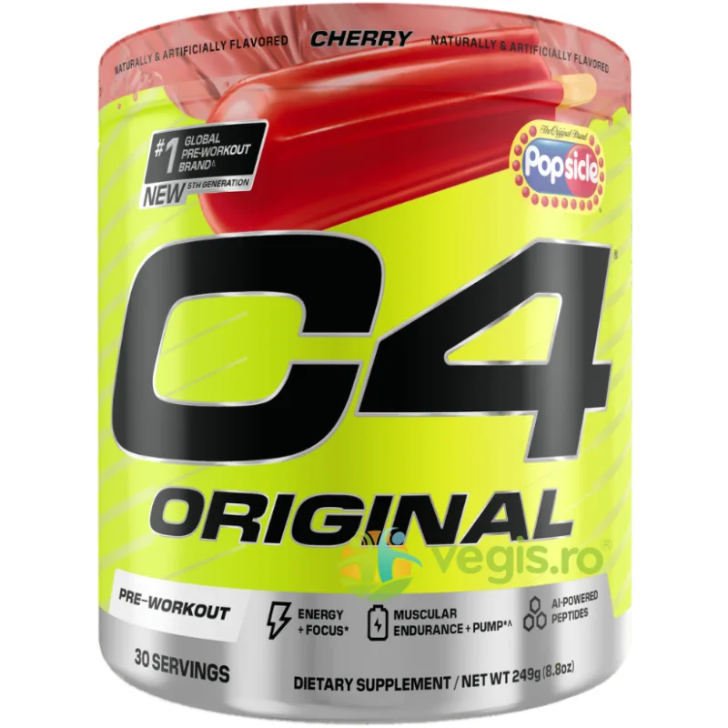 Cellucor C4 Original - Formula Pre-Workout cu Aroma de Cirese 249g NUTRABOLT — preț și oferte