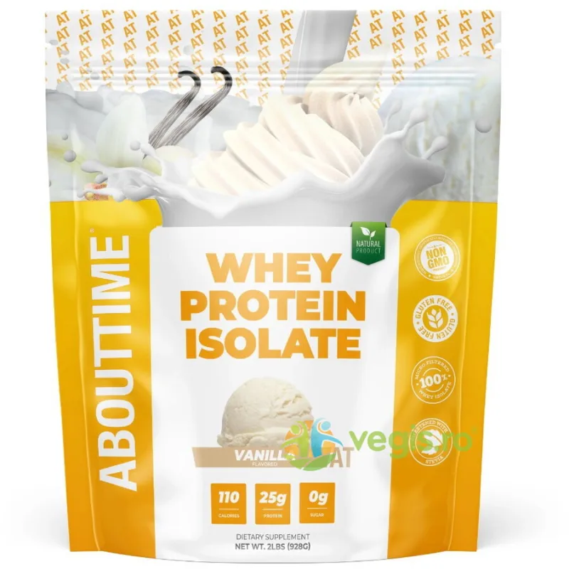 Izolat Proteic din Zer cu Aroma de Vanilie Abouttime 928g SDC&nbsp;NUTRITION — preț și oferte