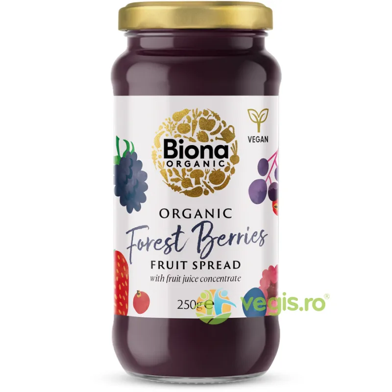 Gem de Fructe de Padure Ecologic/Bio 250g BIONA — preț și oferte