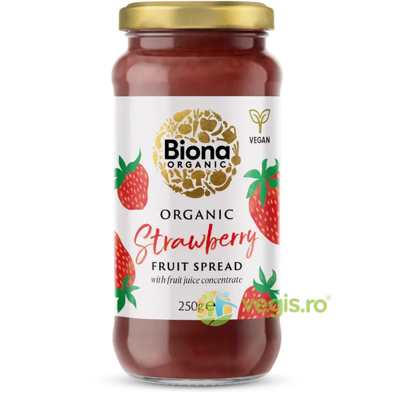 Gem de Capsuni Ecologic/Bio 250g BIONA — preț și oferte